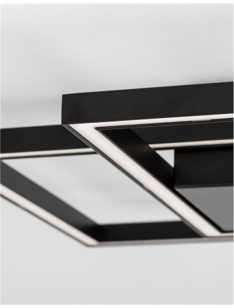 9364037 Plafoniera Nova Luce PORTO LED 19W 998lm 3000K IP20 Aluminiu/Acril Sandy Black NOVALUCE [5]