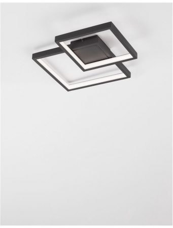 9364037 Plafoniera Nova Luce PORTO LED 19W 998lm 3000K IP20 Aluminiu/Acril Sandy Black NOVALUCE [3]