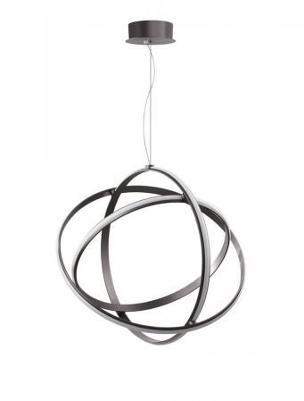 Lustre - 9365013 Suspensie Nova Luce PERTONE LED 53W 2627lm 3000K IP20 Aluminiu/Acril Black Purple