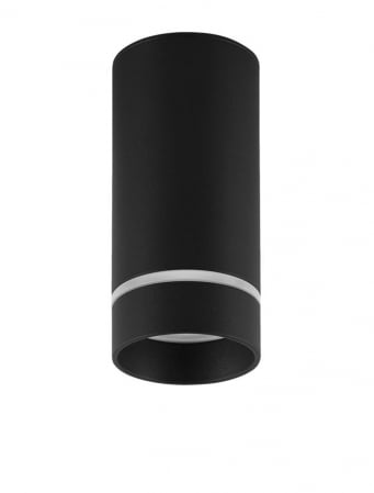 ILUMINAT - 9387001 Spot Aplicat Nova Luce ESCA GU10 1x10W   Aluminium & Acrylic Sandy Black  IP20