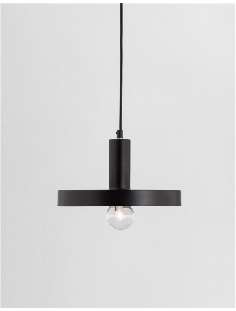9417053 Pendul Nova Luce GARNI E27 1x12W Metal Black IP20 [3]