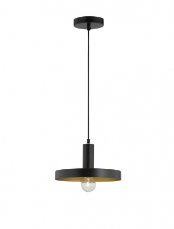 Moderne - 9417053 Pendul Nova Luce GARNI E27 1x12W Metal Black IP20
