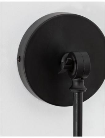 9420850 Aplica Nova Luce VIRGO E27 1x12W   Metal Black & Brass  IP20 [6]