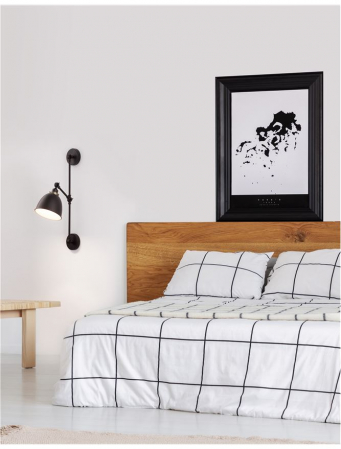 9420850 Aplica Nova Luce VIRGO E27 1x12W   Metal Black & Brass  IP20 [1]