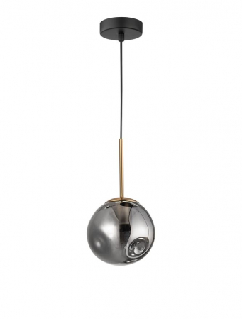 9426751 Pendul Nova Luce SPADA E27 1x12W IP20 Glass/Metal Gold Chrome