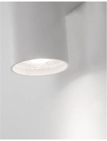 9450881 Aplica Nova Luce NOSA GU10 2x10W   Aluminium Sandy White  IP20 [6]
