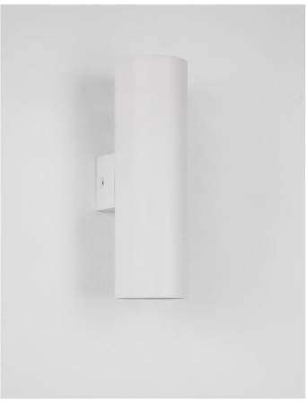 9450881 Aplica Nova Luce NOSA GU10 2x10W   Aluminium Sandy White  IP20 [2]