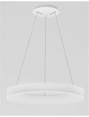 9453043 Suspensie Nova Luce RANDO LED 50W 3250lm 3000K - 4000K IP20 Aluminiu & Acril Sandy White NOVALUCE [2]