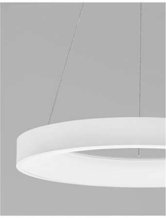 9453043 Suspensie Nova Luce RANDO LED 50W 3250lm 3000K - 4000K IP20 Aluminiu & Acril Sandy White NOVALUCE [3]