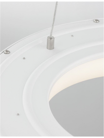 9453430 Lustra Nova Luce RANDO THIN LED 30W 1845lm 3000K Aluminium & Acrylic Sandy White Dimabil Triac IP20 [3]