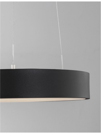 9453431 Lustra Nova Luce RANDO THIN LED 30W 1845lm 3000K Aluminium & Acrylic Sandy Black Dimabil Triac IP20 [3]