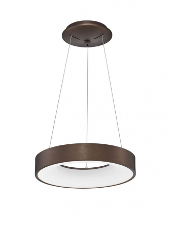 9453433 Lustra Nova Luce RANDO THIN LED 30W 1845lm 3000K Aluminium & Acrylic Brushed Coffee Dimabil Triac IP20