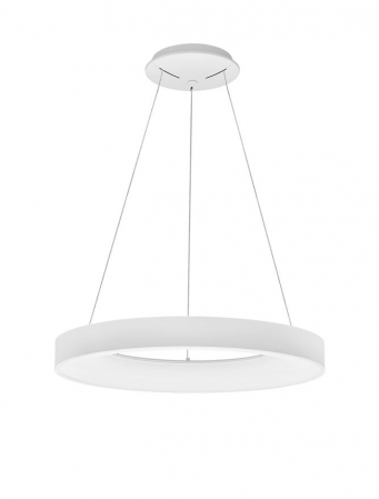 Moderne - 9453452 Suspensie Nova Luce RANDO THIN LED 50W 3250lm 3000K IP20 Aluminiu & Acril Sandy White NOVALUCE