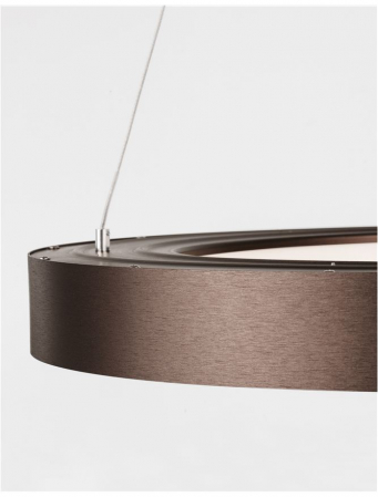 9453455 Lustra Nova Luce RANDO THIN LED 50W 2864lm 3000K Aluminium & Acrylic Brushed Coffee Dimabil Triac IP20 [3]