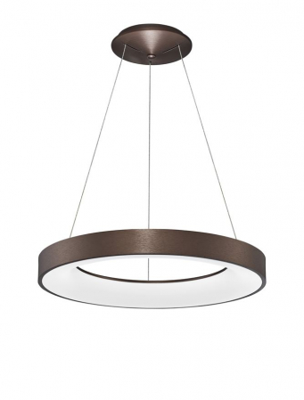 Lustre - 9453455 Lustra Nova Luce RANDO THIN LED 50W 2864lm 3000K Aluminium & Acrylic Brushed Coffee Dimabil Triac IP20