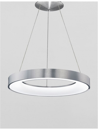 9453456 Lustra Nova Luce RANDO THIN LED 50W 2864lm 3000K Aluminium & Acrylic Brushed Silver Dimabil Triac IP20 [3]