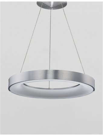 9453456 Lustra Nova Luce RANDO THIN LED 50W 2864lm 3000K Aluminium & Acrylic Brushed Silver Dimabil Triac IP20 [2]