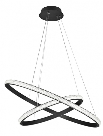 9481092 Suspensie Nova Luce NAGER LED 45W 2737lm 3000K IP20 Aluminiu/Acril Sandy Black