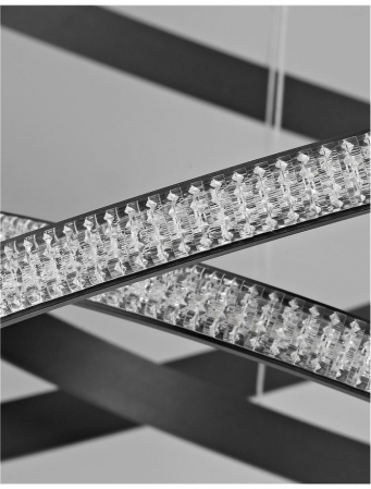 9481093 Suspensie Nova Luce NAGER LED 62W 3586lm 3000K IP20 Aluminiu/Acril Sandy Black NOVALUCE [2]