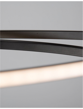 9500710 Plafoniera Nova Luce VIARREGIO LED 28W 1950lm 3000K Aluminium & Acrylic Matt Black Nedimabil IP20 [6]
