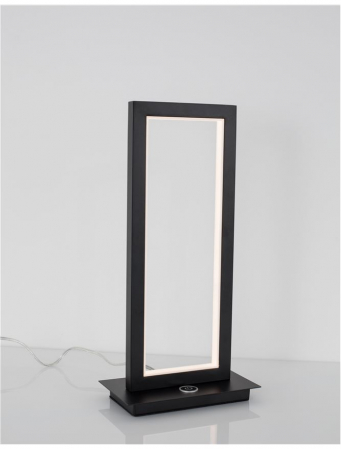 9500811 Veioza Nova Luce WENNA LED 12W 750lm 3000K IP20 Aluminiu/Acril Matt Black NOVALUCE [3]