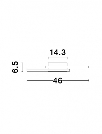 9500822 Plafoniera Nova Luce BILBAO LED 25W 1600lm 3000K Aluminium & Acrylic Matt Black Nedimabil IP20 [5]