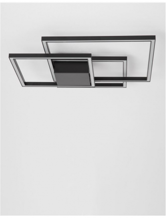 9500832 Plafoniera Nova Luce BILBAO LED 42W 2650lm 3000K Aluminium & Acrylic Matt Black Nedimabil IP20 [2]