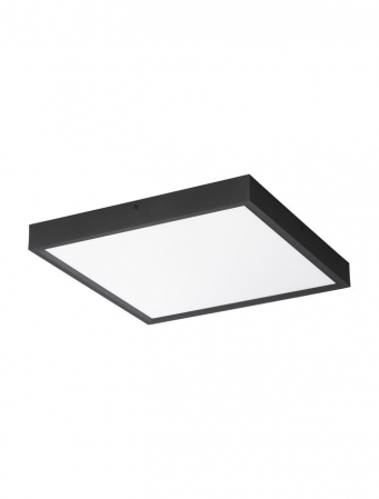 Plafoniere - 9501211 Plafoniera Nova Luce ITOS LED 32W 2240lm 3000K Aluminium & Acrylic Sandy Black Nedimabil IP20