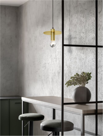 9501240 Pendul Nova Luce ROYAL E27 1x12W   Metal Gold  IP20 [1]