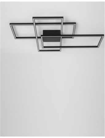 9508431 Plafoniera Nova Luce BILBAO LED 55W 3550lm 3000K Aluminium & Acrylic Matt Black Dimabil Triac IP20 [2]