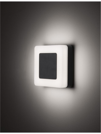 9529721 Aplica Nova Luce TUNE LED 9W 620lm 3000K IP65 Aluminium & Acrylic Sandy Black Beam 115 degrees [3]