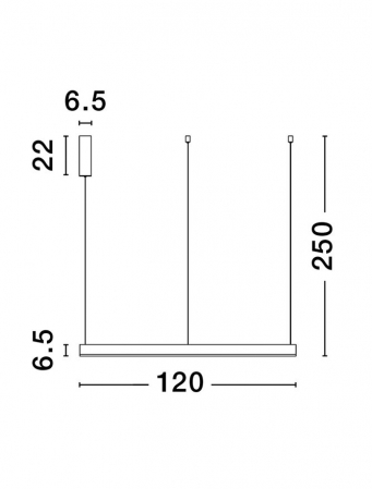 9530200 Lustra Nova Luce MOTIF LED 72W 5250lm 3000K  Aluminium & Acrylic Sandy White Dimabil Triac IP20 [3]