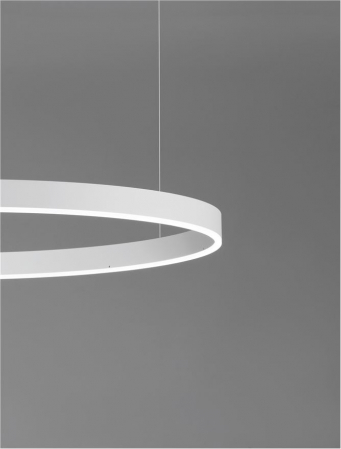 9530200 Lustra Nova Luce MOTIF LED 72W 5250lm 3000K  Aluminium & Acrylic Sandy White Dimabil Triac IP20 [2]