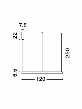 9530202 Lustra Nova Luce MOTIF LED 72W 5250lm 3000K  Aluminium & Acrylic Brass Gold Dimabil Triac IP20 [3]