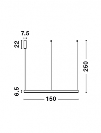 9530203 Lustra Nova Luce MOTIF LED 80W 6000lm 3000K  Aluminium & Acrylic Sandy White Dimabil Triac IP20 [2]