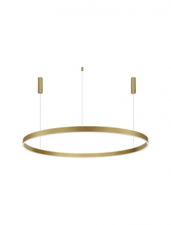 ILUMINAT - 9530205 Lustra Nova Luce MOTIF LED 80W 6000lm 3000K  Aluminium & Acrylic Brass Gold Dimabil Triac IP20