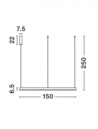 9530205 Lustra Nova Luce MOTIF LED 80W 6000lm 3000K  Aluminium & Acrylic Brass Gold Dimabil Triac IP20 [1]