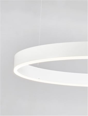 9530210 Lustra Nova Luce MOTIF LED 50W 3684lm 2700K - 6000K  Aluminium & Acrylic Sandy White Dimabil CCT IP20 [4]