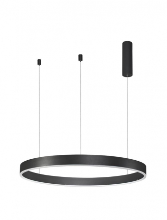 9530213 Lustra Nova Luce MOTIF LED 60W 3684lm 2700K - 6000K  Aluminium & Acrylic Sandy Black Dimabil CCT IP20