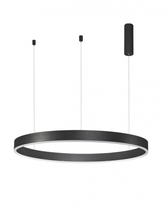 9530214 Lustra Nova Luce MOTIF LED 60W 4165lm 2700K - 6000K  Aluminium & Acrylic Sandy Black Dimabil CCT IP20