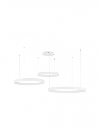 Lustre - 9530216 Lustra Nova Luce MOTIF LED 140W 7840lm 2700K - 6000K Aluminium & Acrylic Sandy White Dimabil CCT IP20