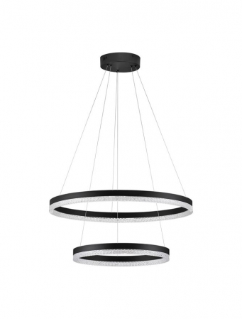 Lustre - 9530229 Lustra Nova Luce ADRIA LED 52W 5684lm 3000K Aluminium Sandy Black Dimabil Triac IP20