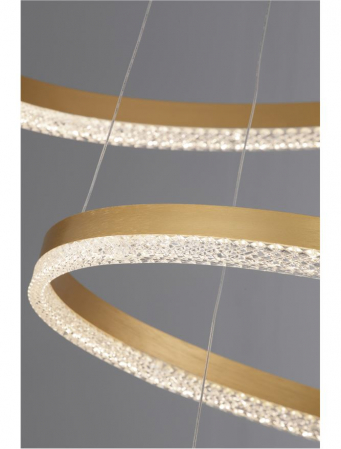 9530232 Lustra Nova Luce ADRIA LED 97W 9452lm 3000K Aluminium Brass Gold Dimabil Triac IP20 [3]