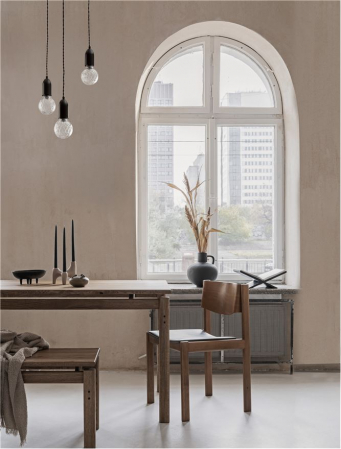 9536418 Lustra Nova Luce VEDA G9 3x6W   Metal & Clear Glass Black  IP20 [1]