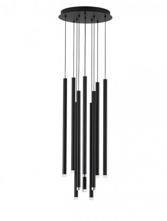 Moderne - 9540204 Candelabru Nova Luce DANDIA LED 69W 4223lm 3000K Aluminum Black Dimabil Triac IP20
