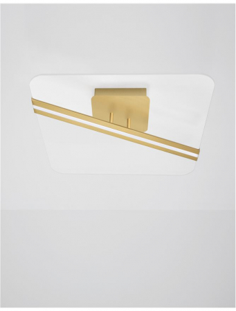 9545233 Plafoniera Nova Luce JERTUNA LED 34W 2162lm 3000K Aluminium & Acrylic Gold Nedimabil IP20 [2]