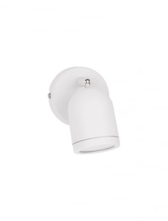 9555814 Aplica baie Nova Luce ORSON GU10 1x10W   Metal Sandy White  IP44