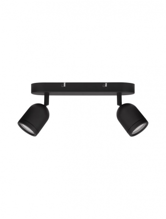 ILUMINAT - 9555815 Plafoniera baie Nova Luce ORSON GU10 2x10W   Metal Sandy Black  IP44