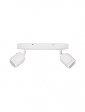 9555816 Plafoniera baie Nova Luce ORSON GU10 2x10W   Metal Sandy White  IP44