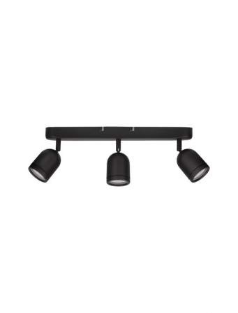 ILUMINAT - 9555817 Plafoniera baie Nova Luce ORSON GU10 3x10W   Metal Sandy Black  IP44